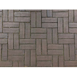 Marktegel Malaga Svartbrun med blå toner Marktegel