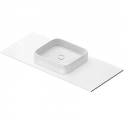 Marie handfat med 2cm tjock  rak kant Silestone handfat