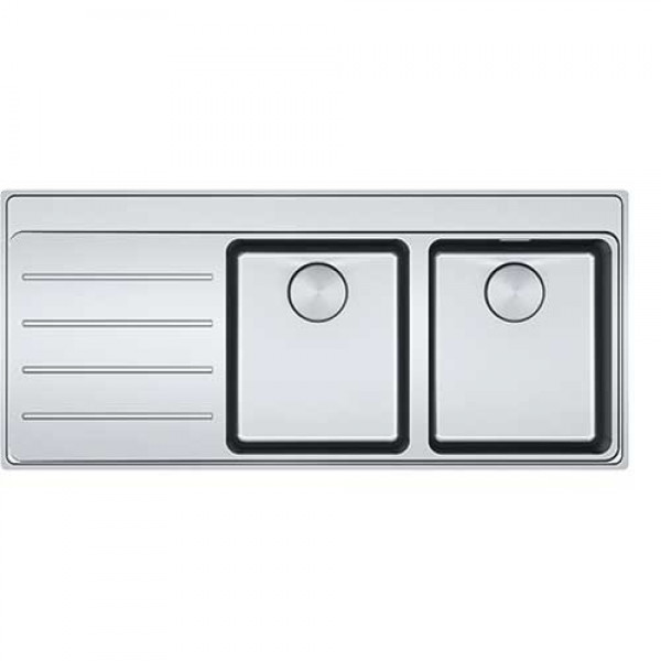 Franke Mythos MYX 221-116 TL, höger, push-knob, v-lås