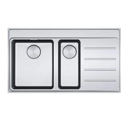 Franke Mythos MYX 251-86 TL, vänster, push-knob, v-lås Franke Diskhoar