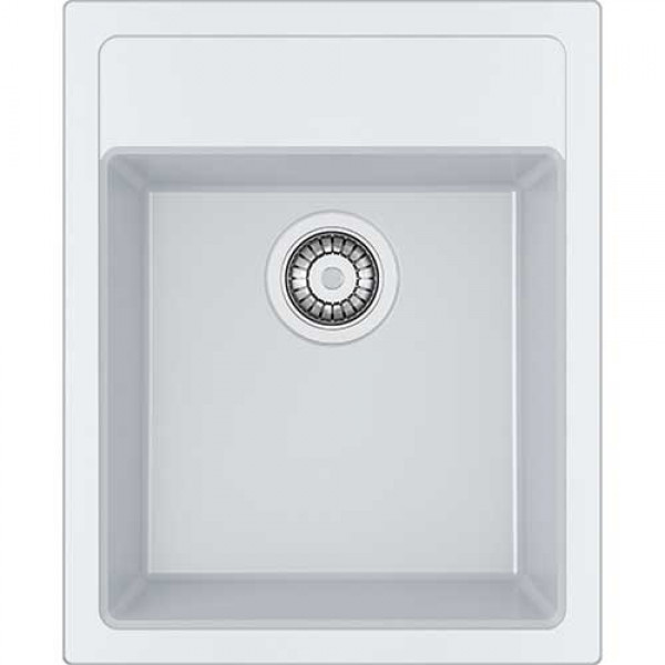 Franke Sirius SID 610-40TH purewhite,manuell,kranhål