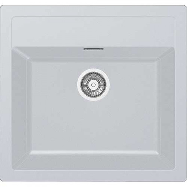 Franke Sirius SID 610-50TH purewhite,manuell,kranhål