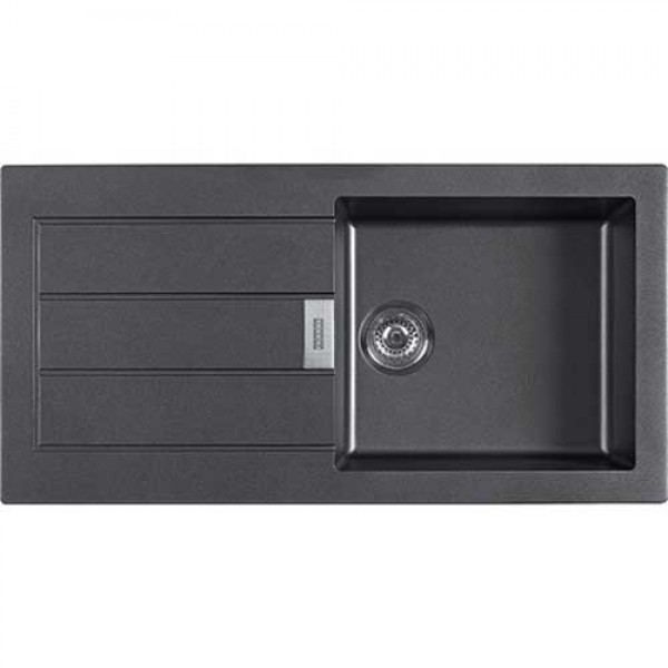 Franke Sirius S2D 611 carbonblack,rev,manuell,v-lås Franke Sirius S2D 611 carbonblack,rev,manuell,v-lås