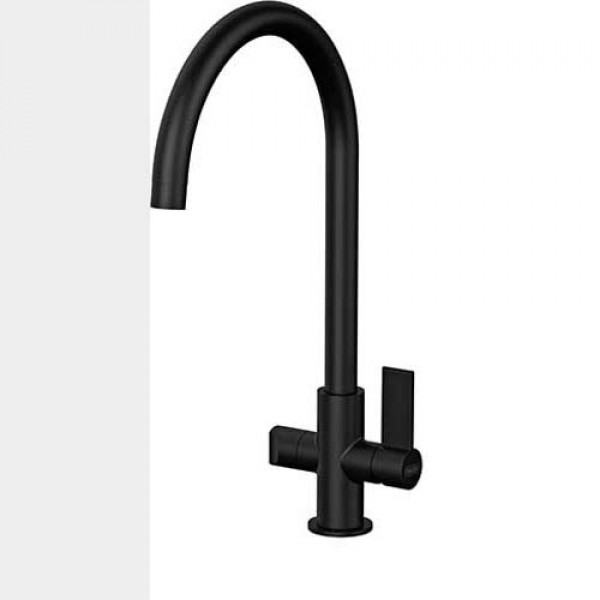 Franke Blandare Ambient, fast, black (Med diskavstängning)