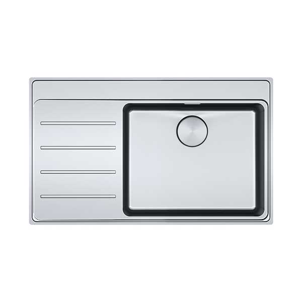 Franke Mythos MYX 211-86 TL, höger, push-knob, v-lås