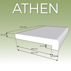 Athen Poolstenspaket Rektangulär Rektangulära pooler