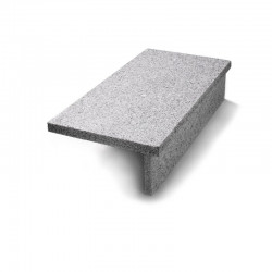 Trappbeklädnad Plansteg ljusgrå Granit Trappblock