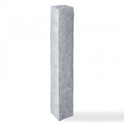 Granitstolpe Ljusgrå 200x30x30cm Stolpar