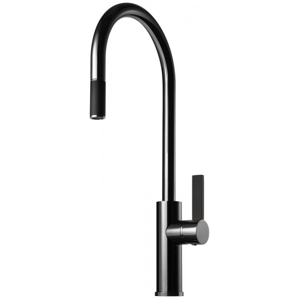 Tapwell Köksblandare ARM185 Black Chrome/Svart Tapwell Köksblandare ARM185 Black Chrome/Svart