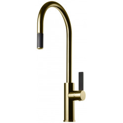 Tapwell Köksblandare ARM185 Honey Gold/Svart