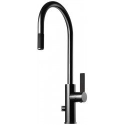 Tapwell Köksblandare ARM885 Black Chrome/Svart